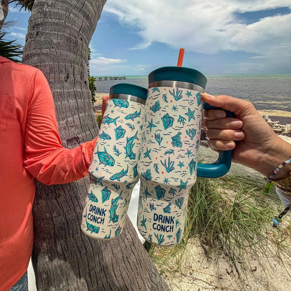 Sandbar Sipper 30 oz Tumbler - Slam Pattern